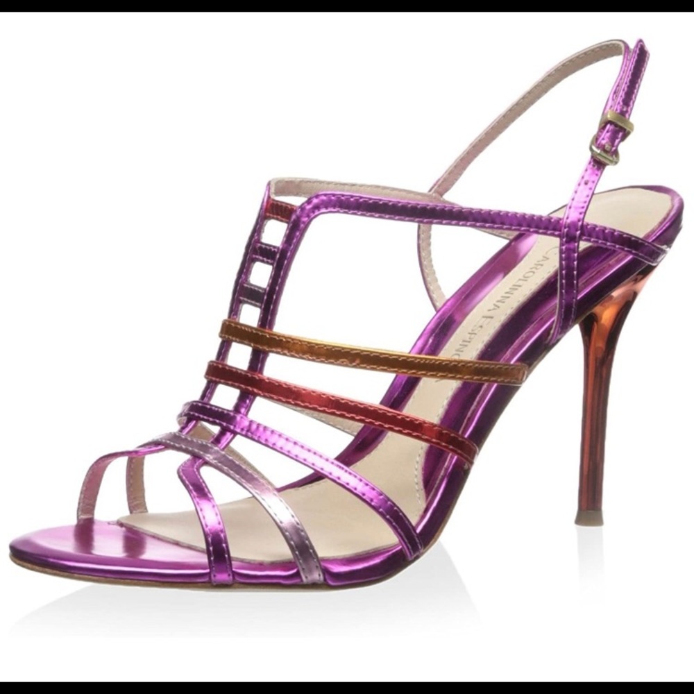 Carolina Espinosa Perna Heeled Sandal, Sz 7.5